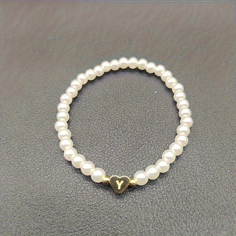 A-Z Heart Initial Bracelet