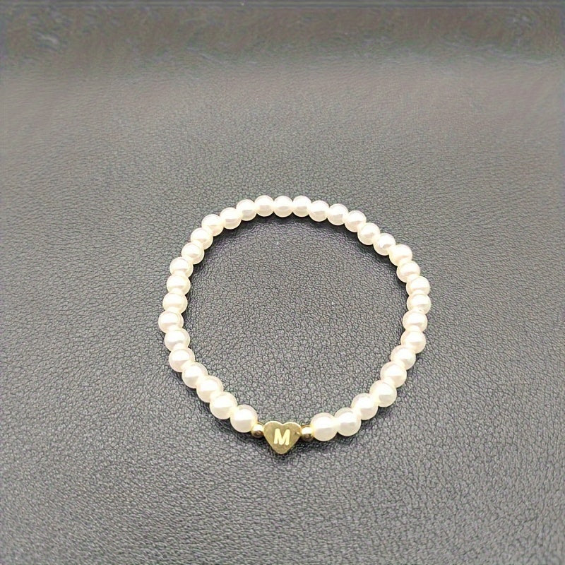 A-Z Heart Initial Bracelet