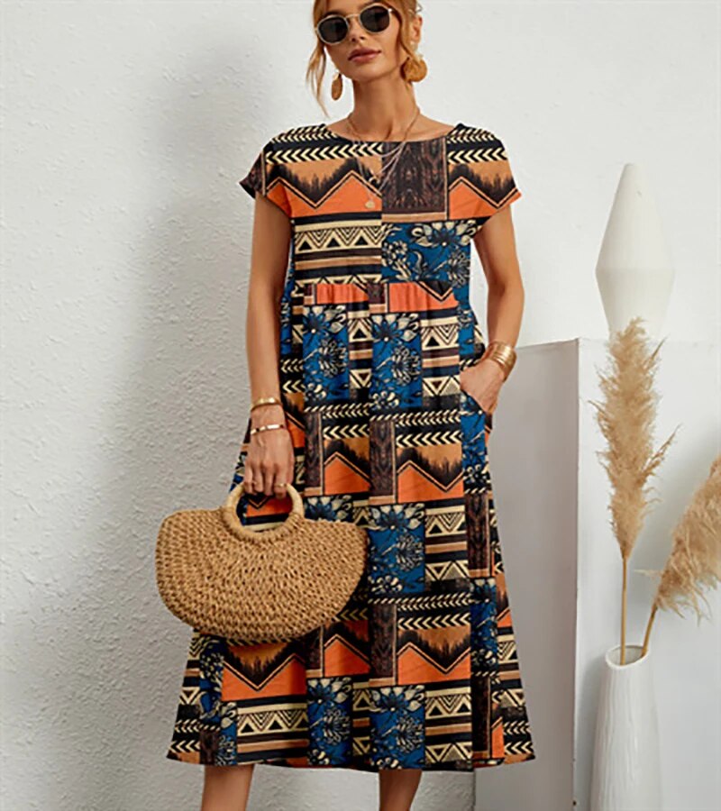 Sasha | Ethereal Tummy Covering Floral Dress