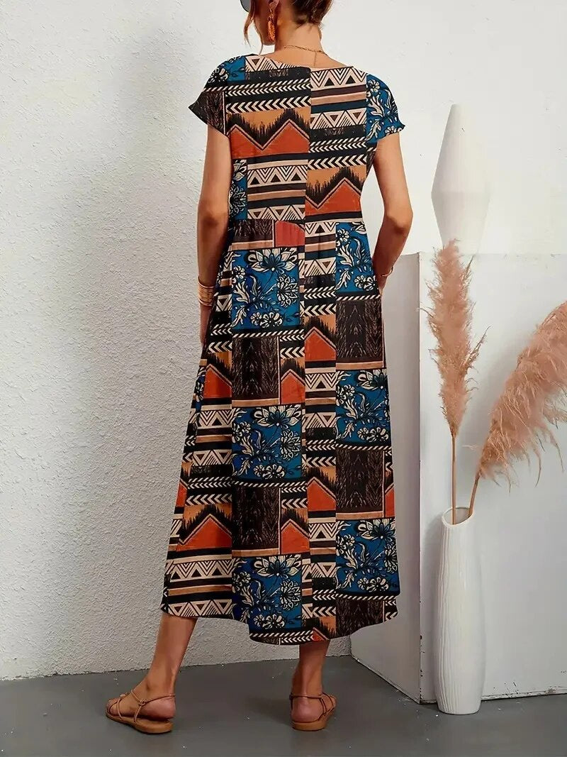 Sasha | Ethereal Tummy Covering Floral Dress