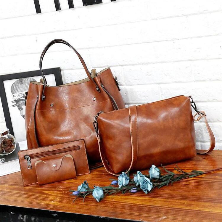 Greta | Vintage Women's 4-Piece Bag Set
