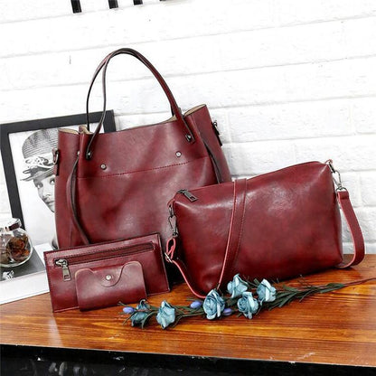 Greta | Vintage Women's 4-Piece Bag Set