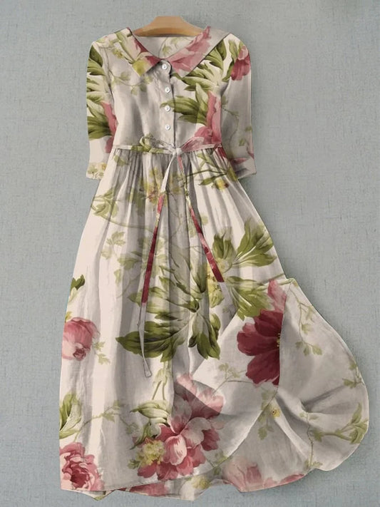 Bella | Women's Vintage Floral Print Dress