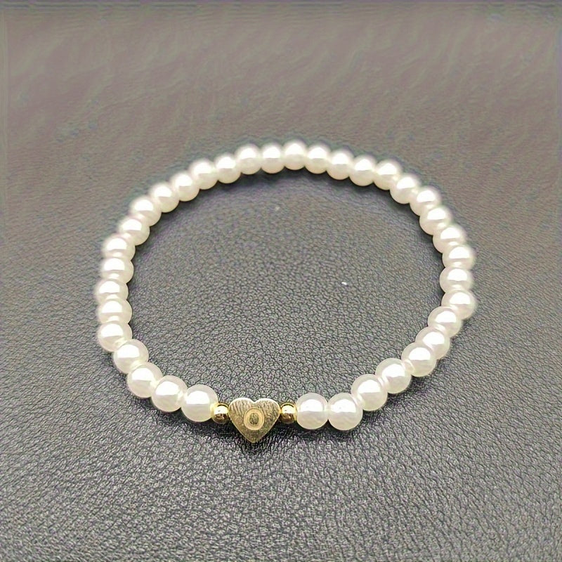 A-Z Heart Initial Bracelet