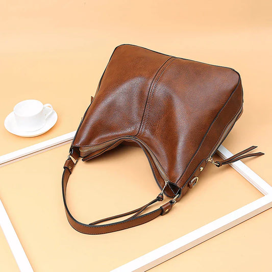 Mila | Leather Shoulder Bag