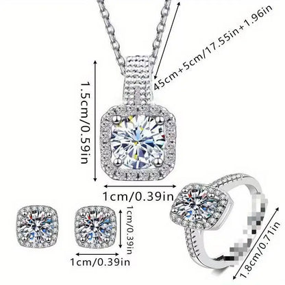 Luxury Cube Jewelry Set