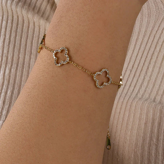 Clover Charm Bracelet