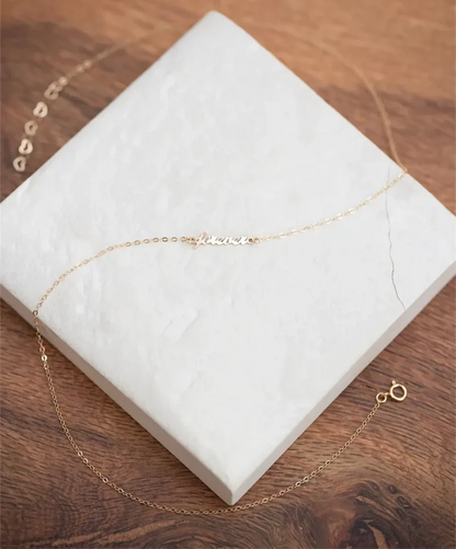 Golden Forever Love Necklace