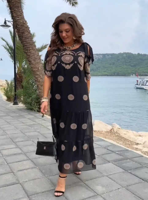 Bianca | Elegant Mesh Summer Dress