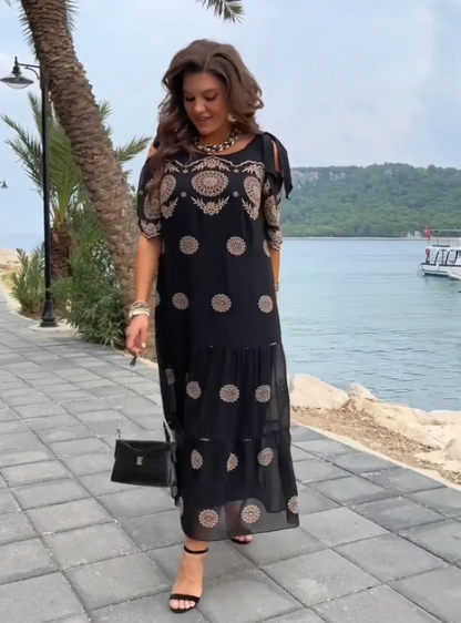 Bianca | Elegant Mesh Summer Dress