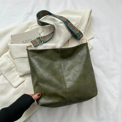 Chelsey | Vintage Charm Leather Shoulder Bag