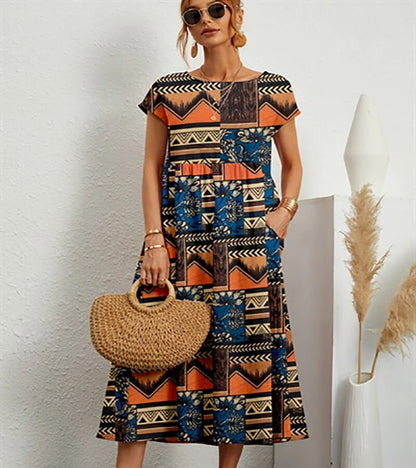 Sasha | Ethereal Tummy Covering Floral Dress