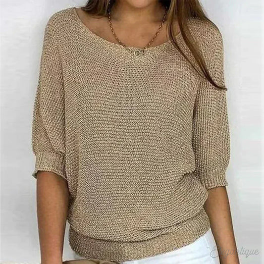 Yvette | Relaxed Knit Top